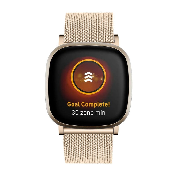 Vildt rart Fitbit Versa 3 / Fitbit Sense Metal Rem - Guld#serie_2