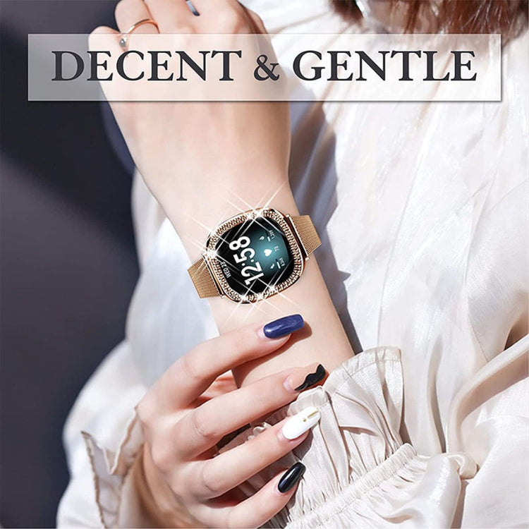 Fitbit Versa 3 Metal Rem - Pink#serie_1