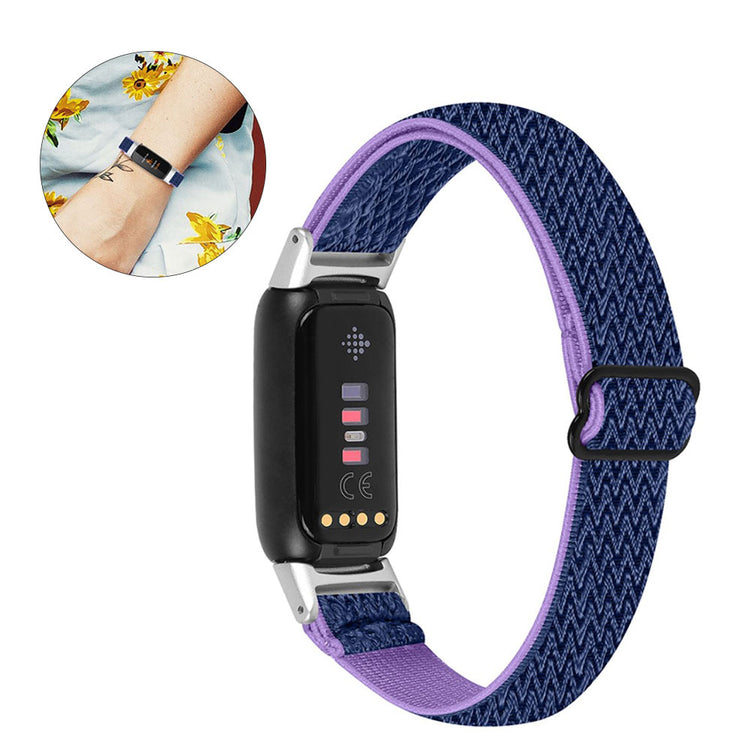 Udsøgt Fitbit Luxe Nylon Rem - Flerfarvet#serie_12