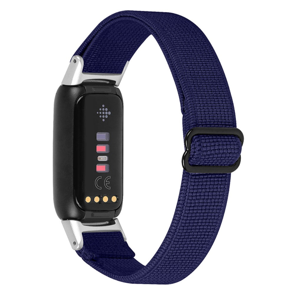 Super godt Fitbit Luxe Nylon Rem - Blå#serie_7