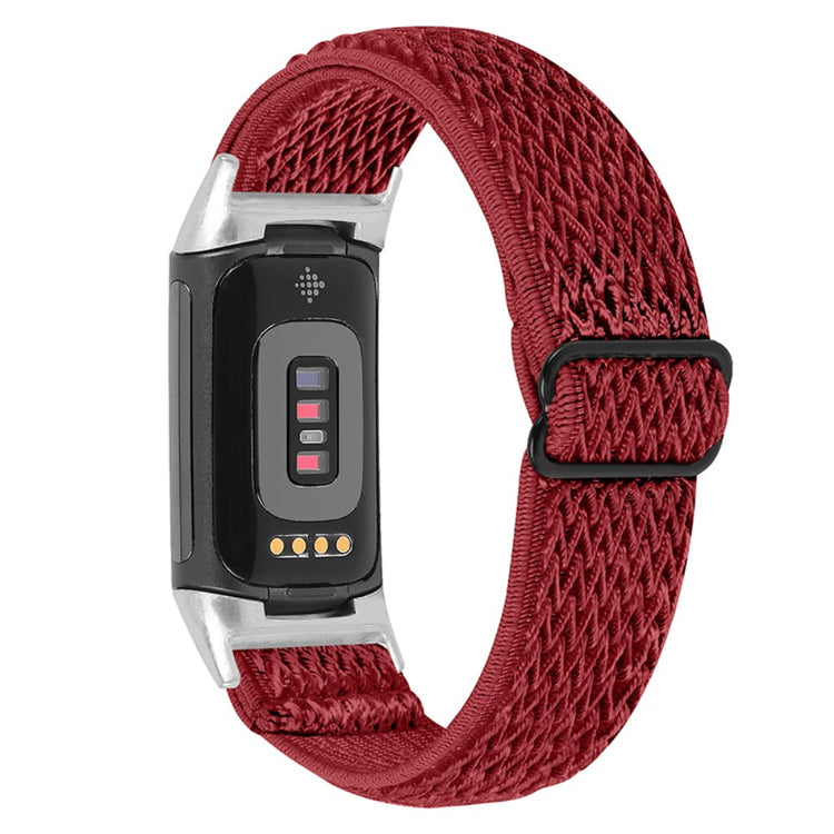 Mega godt Fitbit Charge 5 Nylon Rem - Rød#serie_10