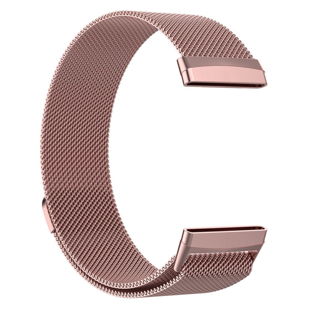 Smuk Universal Fitbit Metal Rem - Størrelse: L - Pink#serie_4
