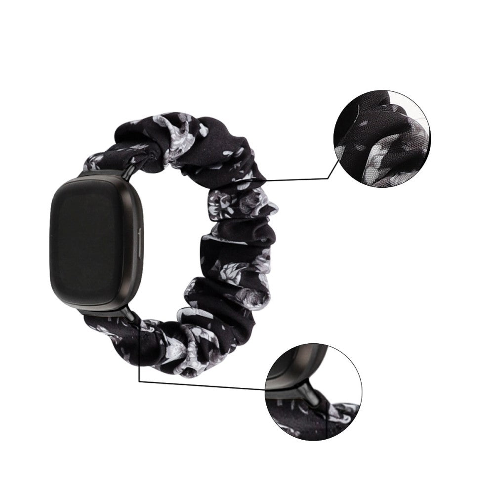 Godt Universal Fitbit Nylon Rem - Sølv#serie_6