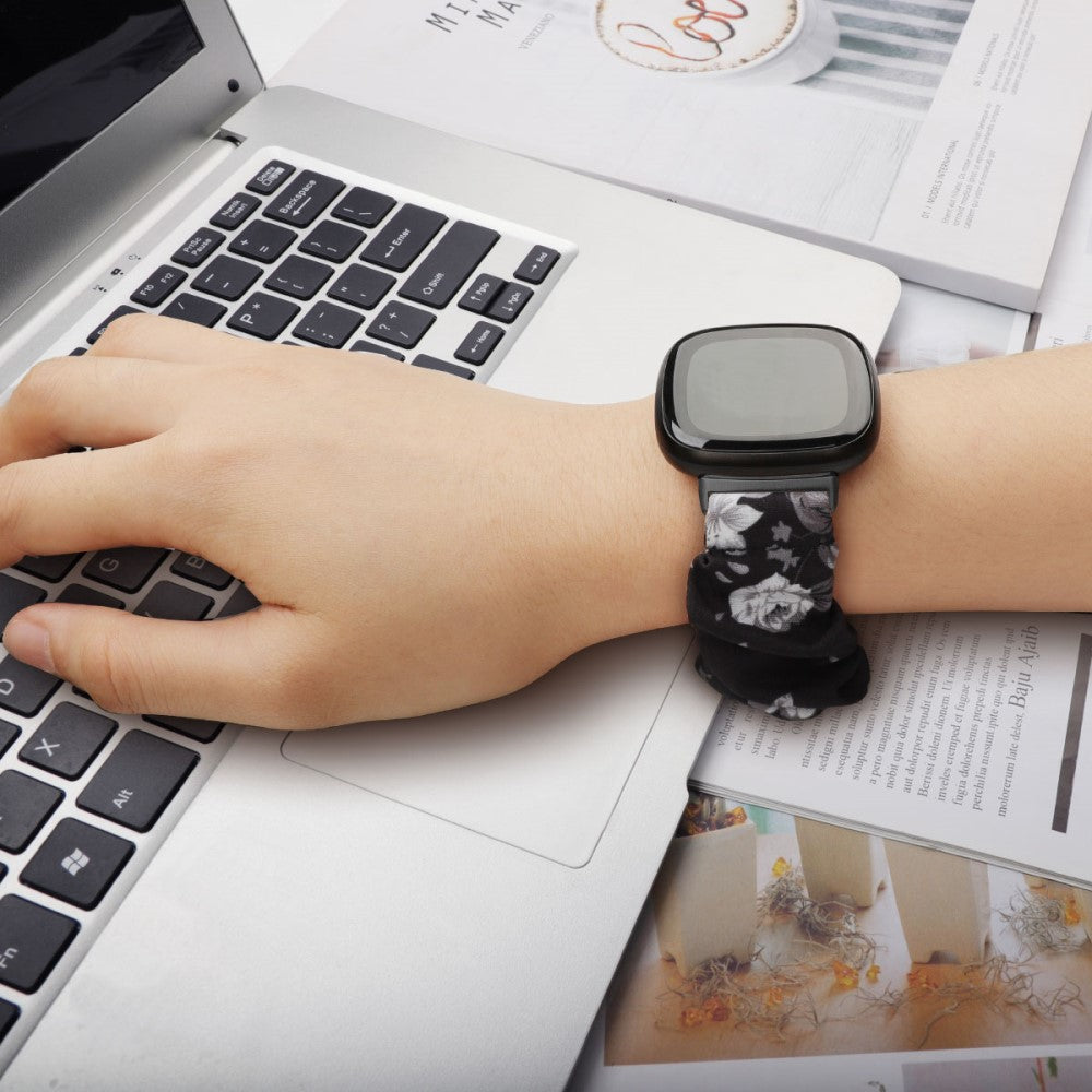 Godt Universal Fitbit Nylon Rem - Sølv#serie_6