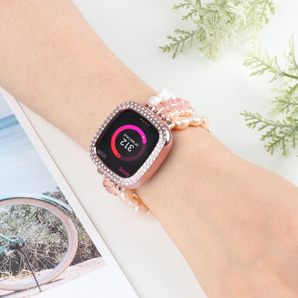 Supercool Universal Fitbit Rhinsten Rem - Pink#serie_1