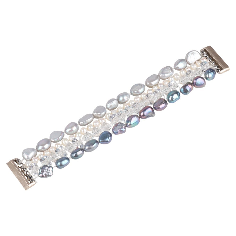 Supercool Universal Fitbit Rhinsten Rem - Sølv#serie_2