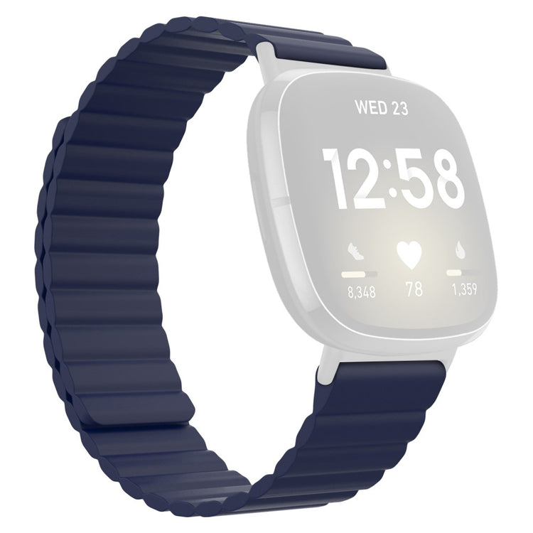 Yndigt Fitbit Sense 2 / Fitbit Versa 4 Silikone Rem - Blå#serie_10