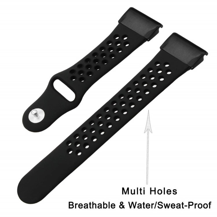 Rigtigt fint Universal Garmin Silikone Rem - Sort#serie_1