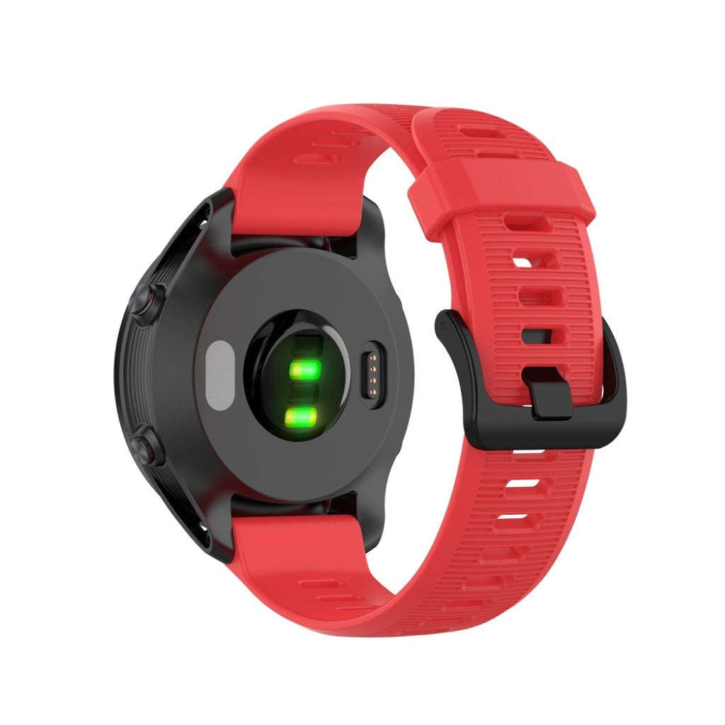 Fremragende Universal Garmin Silikone Rem - Rød#serie_4