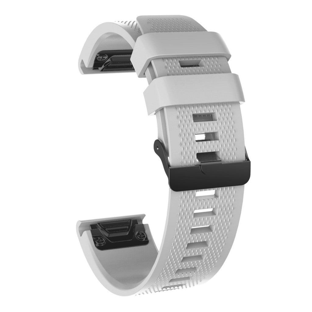 Vildt hårdfør Universal Garmin Silikone Rem - Sølv#serie_6
