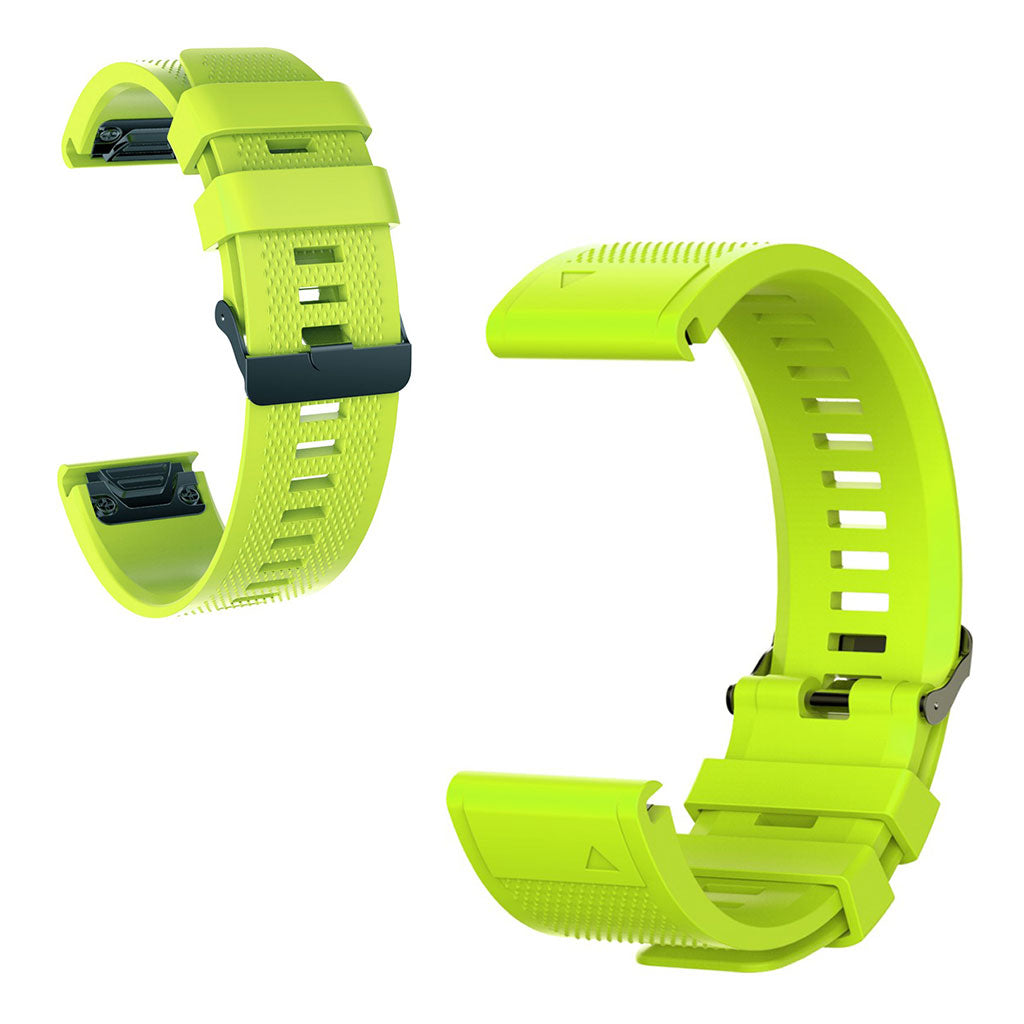 Rigtigt elegant Universal Garmin Silikone Rem - Grรธn#serie_1
