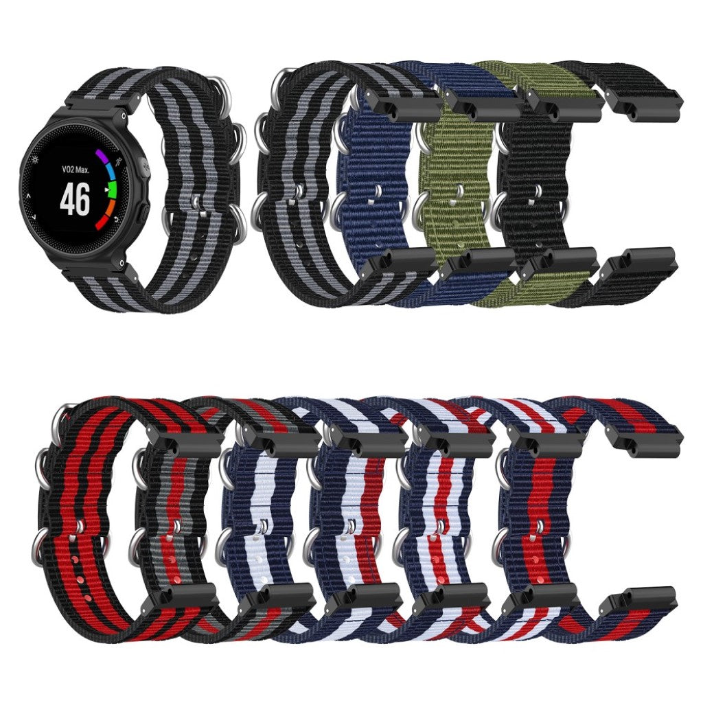 Mega godt Universal Garmin Nylon Rem - Sort#serie_1