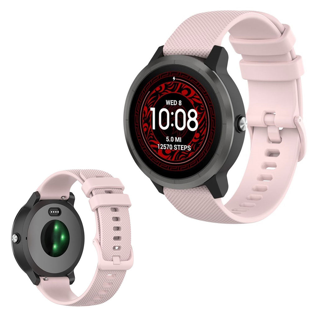 Garmin Vivoactive 3 / Garmin Vivoactive 3 Music Silikone Rem - Pink#serie_5