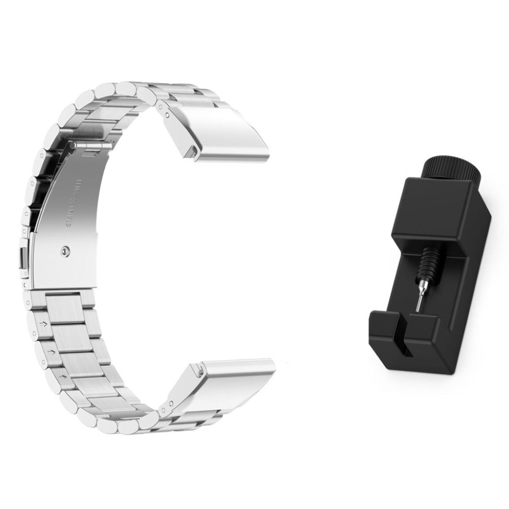Nydelig Universal Garmin Metal Rem - Sรธlv#serie_087