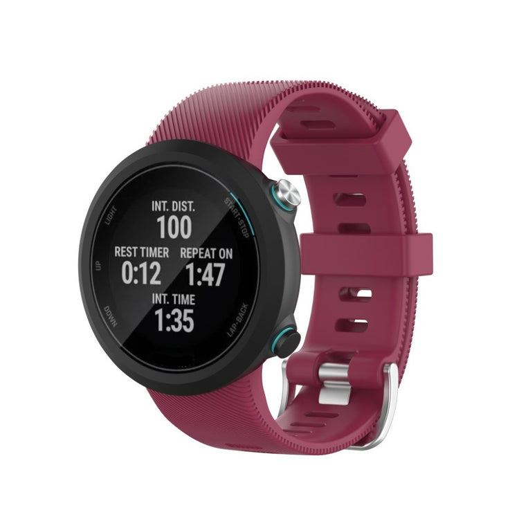 Rigtigt kønt Universal Garmin Silikone Rem - Rød#serie_4