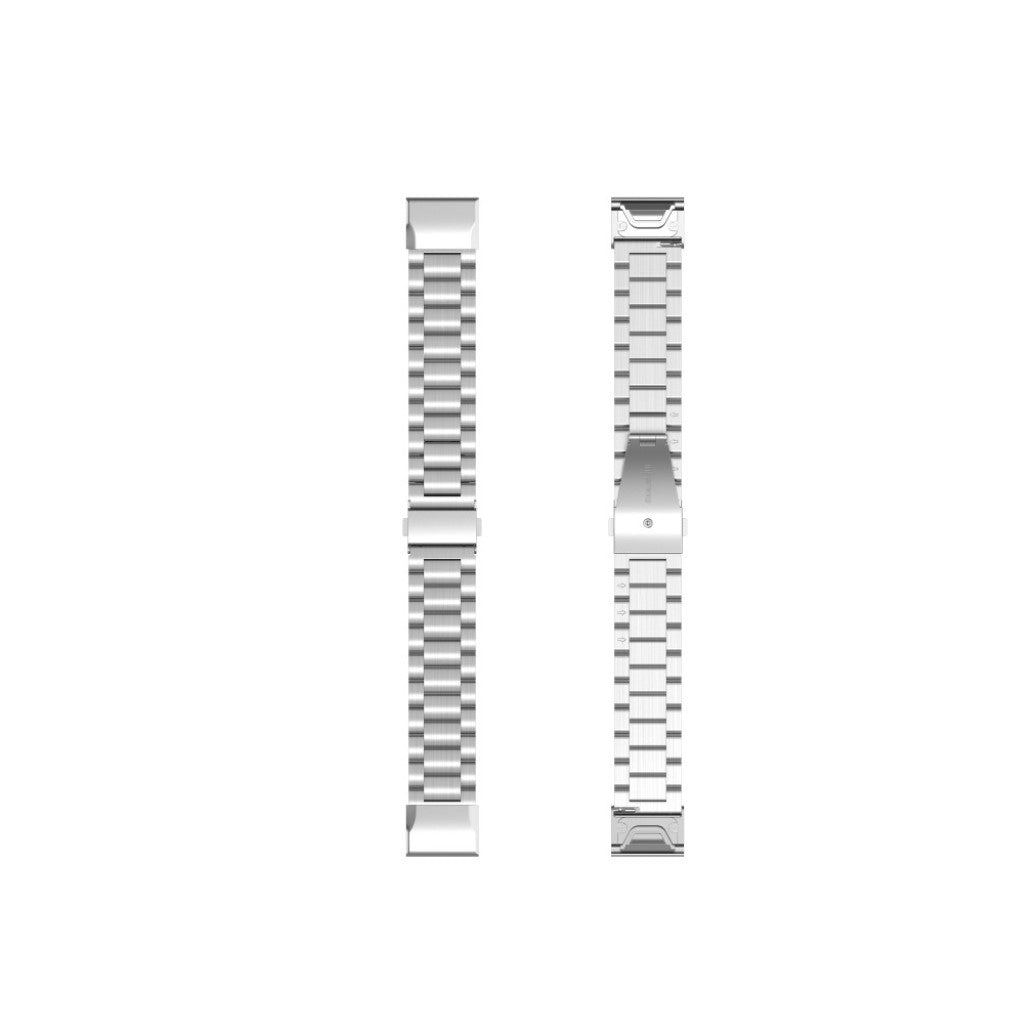 Mega komfortabel Universal Garmin Metal Rem - Sølv#serie_5