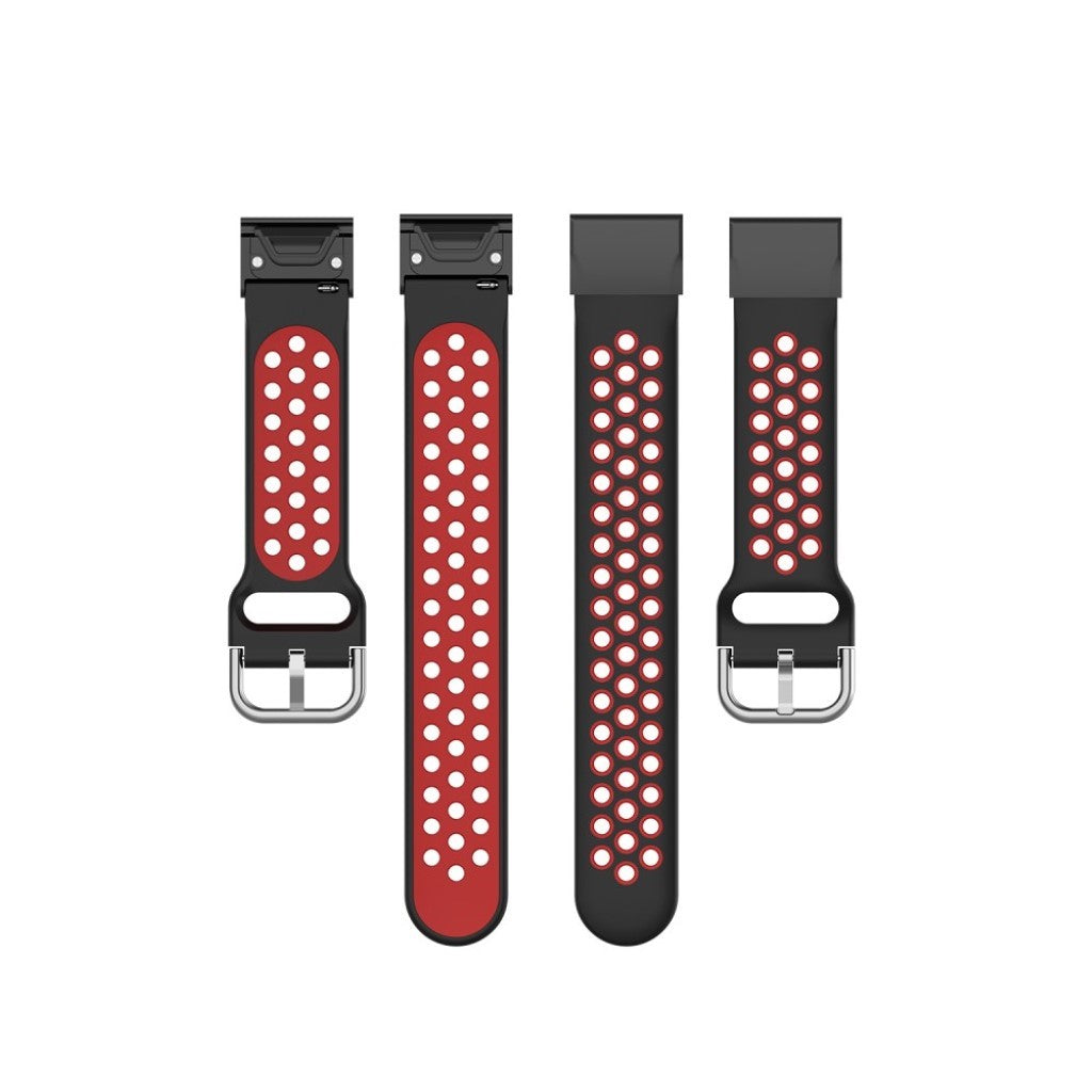 Stilren Universal Garmin Silikone Rem - Sort#serie_2