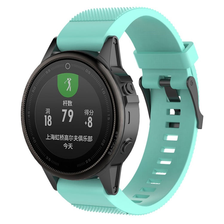 Vildt fint Garmin Fenix 5S Silikone Rem - Grøn#serie_4