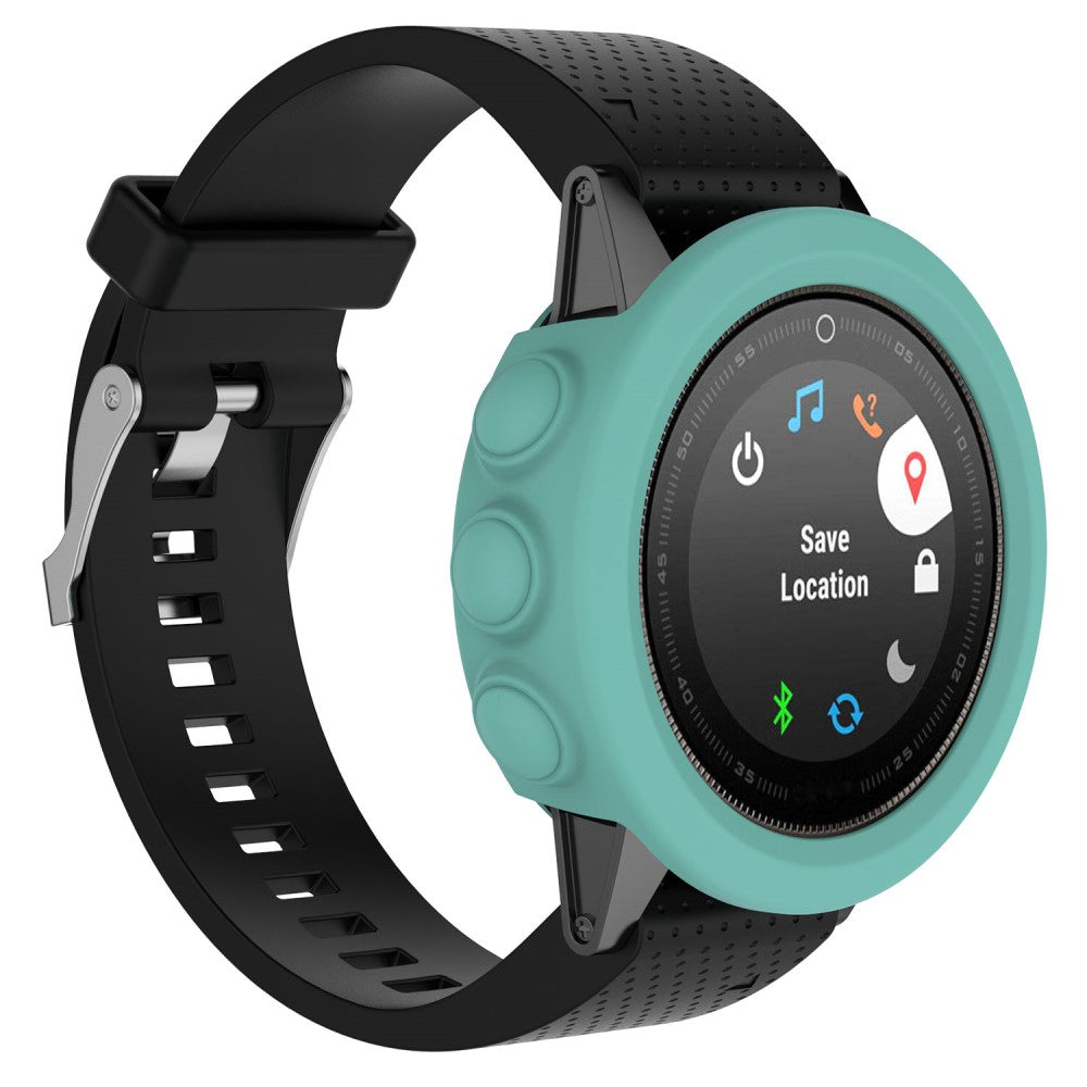 Garmin Fenix 5S / Garmin Fenix 5S Plus  Silikone Bumper  - Grøn#serie_5