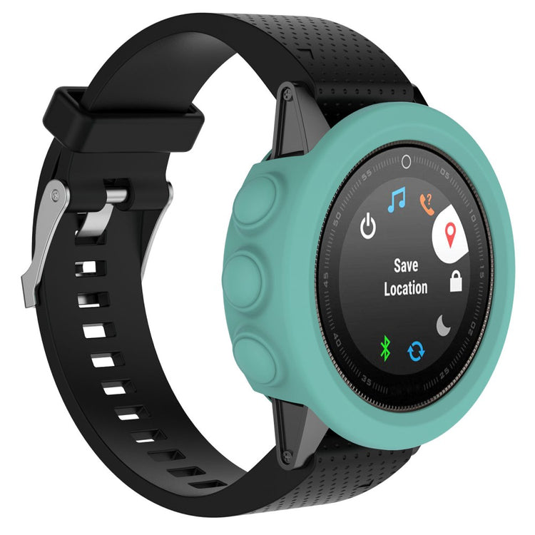 Garmin Fenix 5S / Garmin Fenix 5S Plus  Silikone Bumper  - Grøn#serie_5