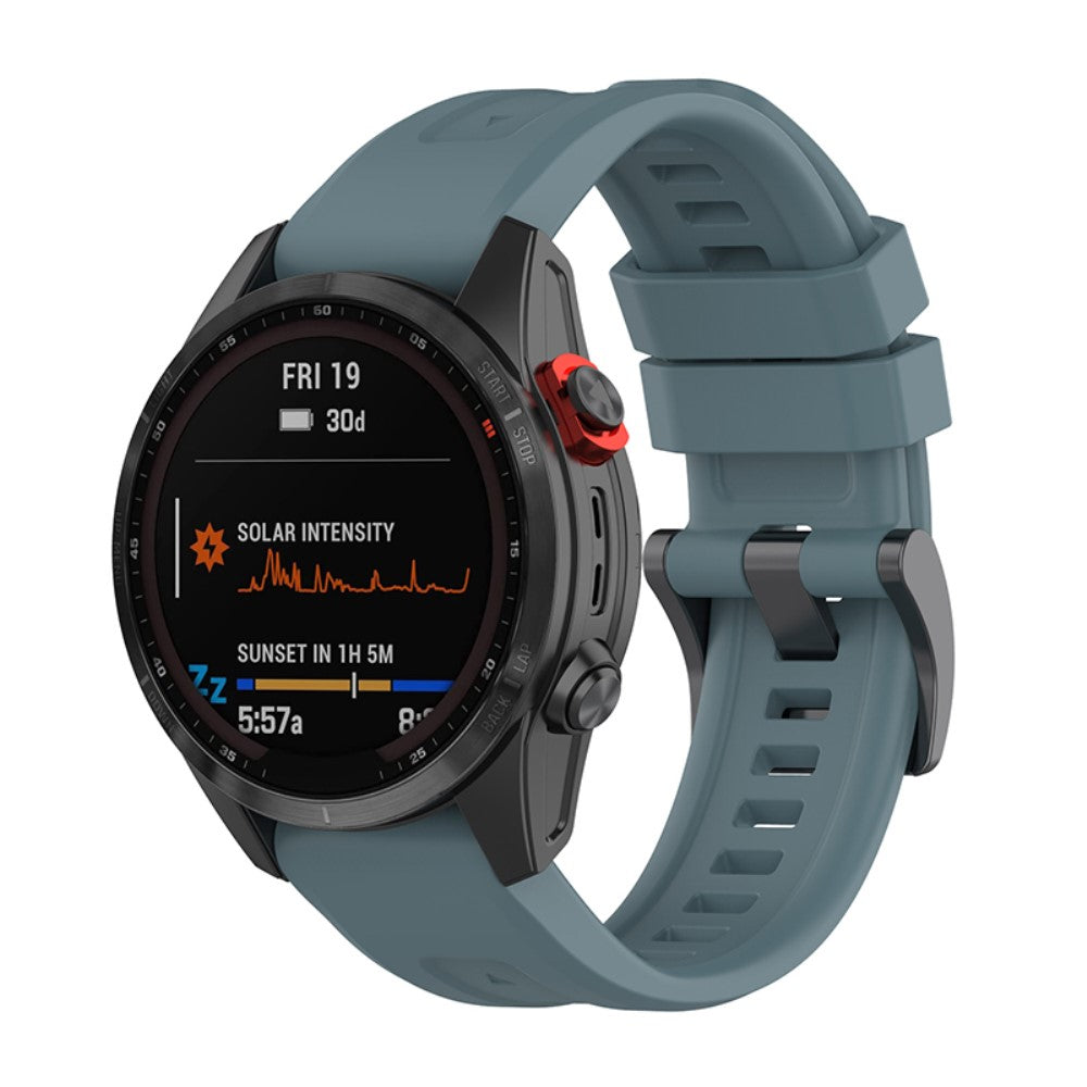 Helt vildt godt Universal Garmin Silikone Rem - Grøn#serie_13