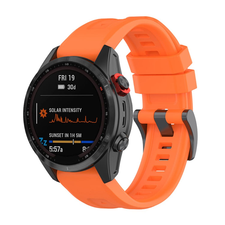 Helt vildt godt Universal Garmin Silikone Rem - Orange#serie_3