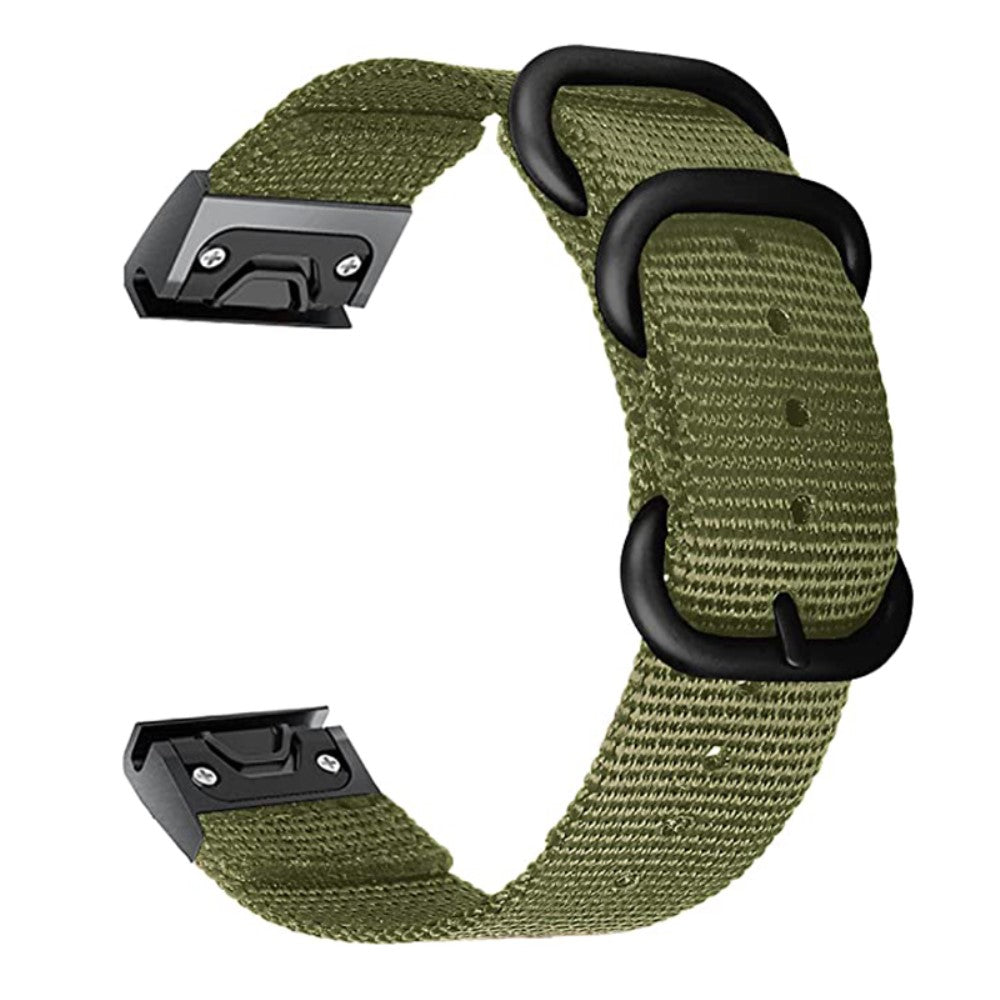Meget flot Universal Garmin Nylon Rem - Grรธn#serie_1