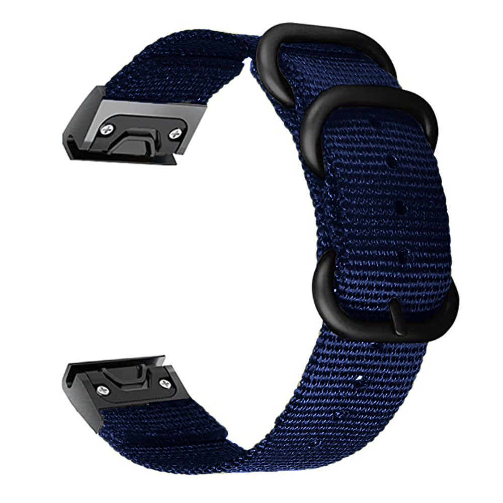 Meget flot Universal Garmin Nylon Rem - Blå#serie_6
