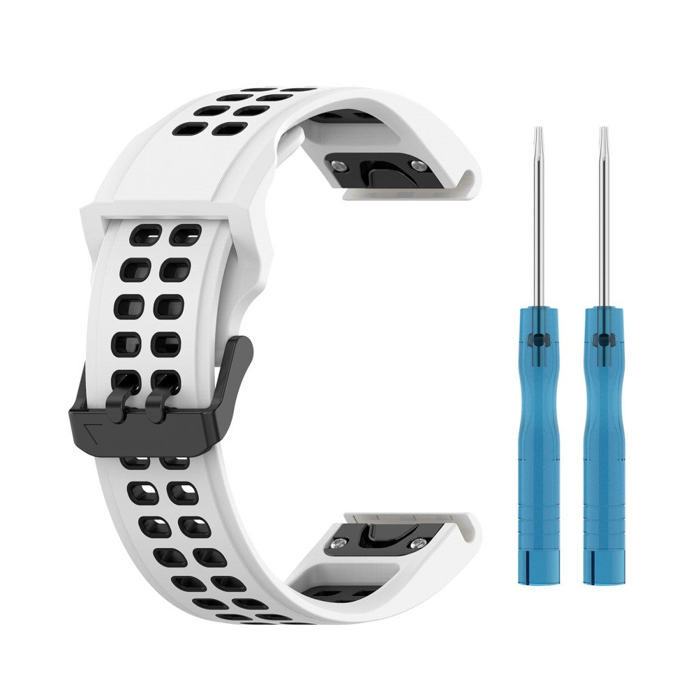 Udsøgt Universal Garmin Silikone Rem - Hvid#serie_1