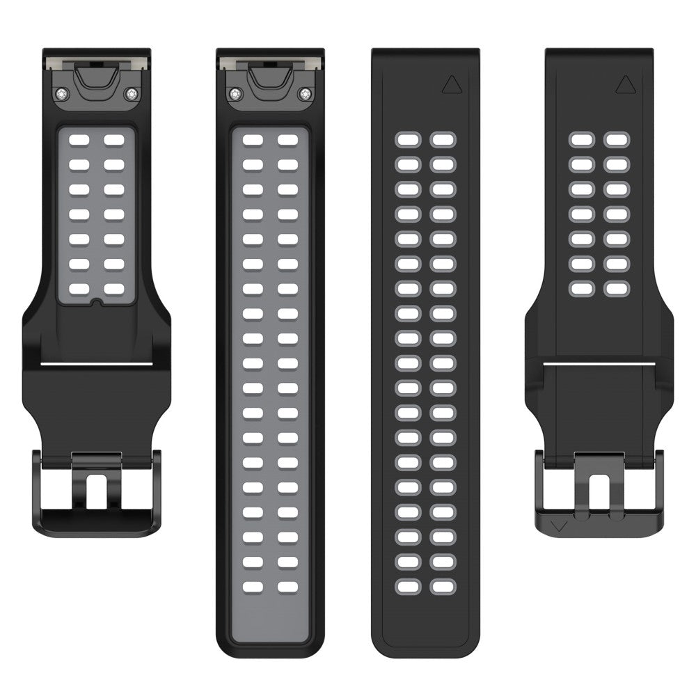 Udsøgt Universal Garmin Silikone Rem - Sort#serie_2