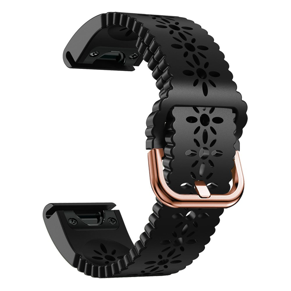 Meget kรธnt Universal Garmin Silikone Rem - Sort#serie_1