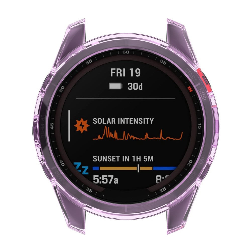 Rigtigt Godt Garmin Fenix 7S Silikone Cover - Lilla#serie_5