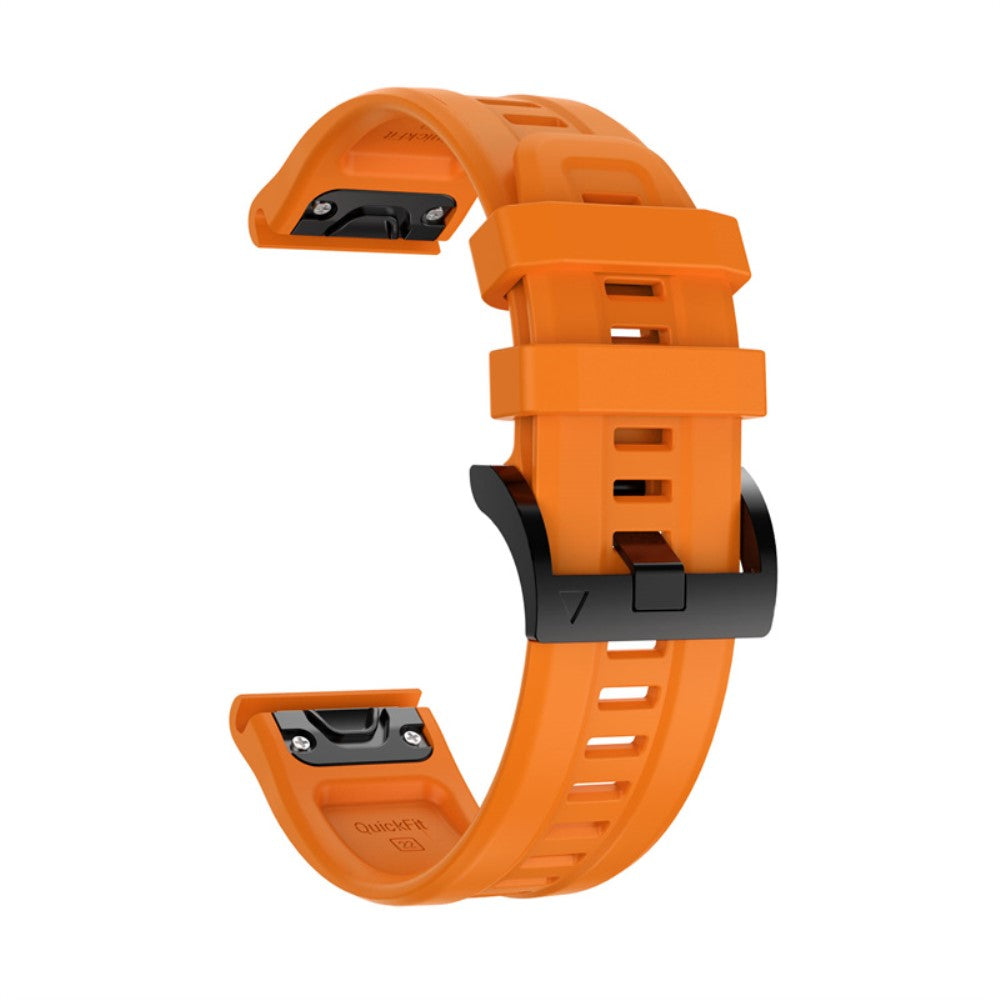 Stilfuld Universal Garmin Silikone Rem - Orange#serie_2