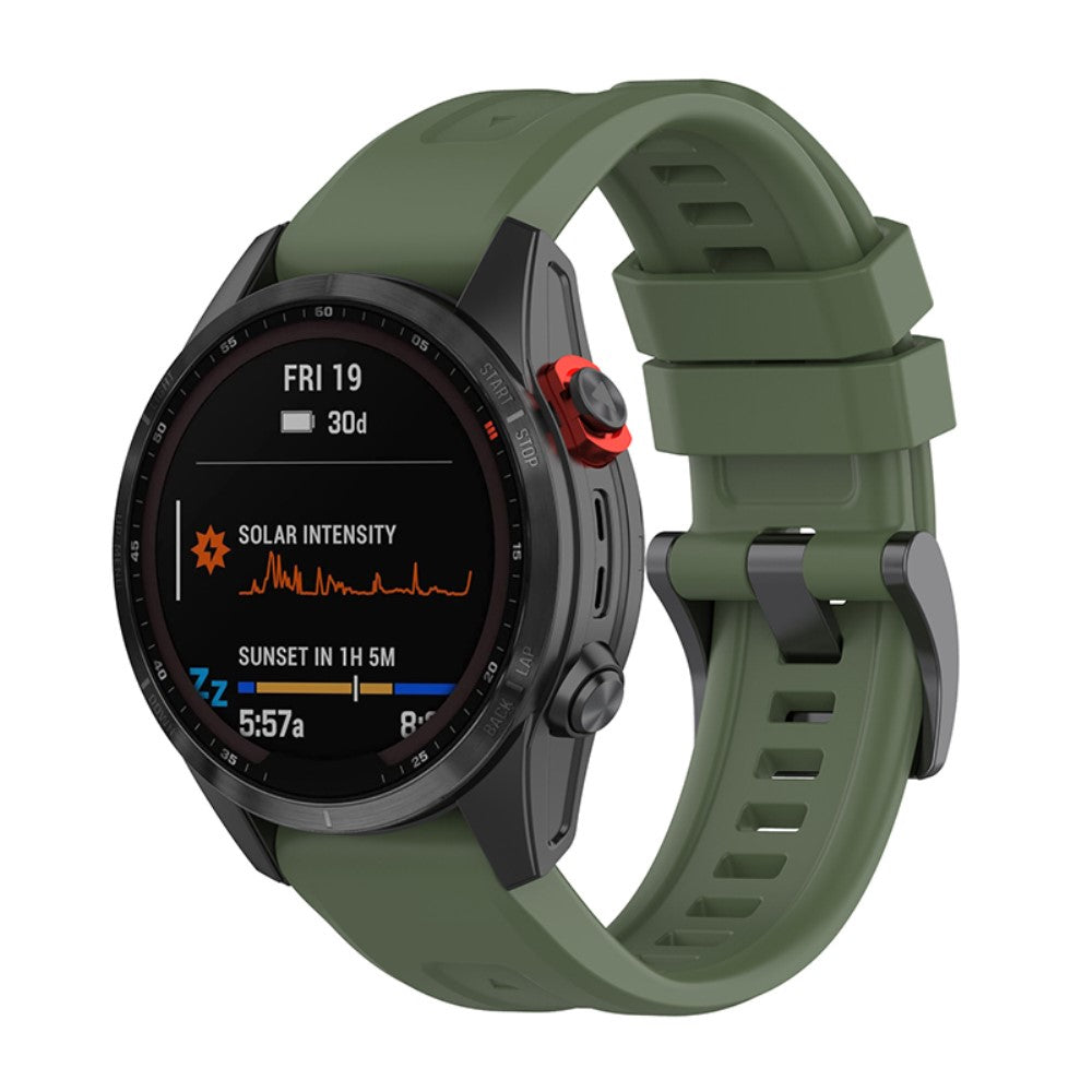 Superflot Universal Garmin Silikone Rem - Grøn#serie_1