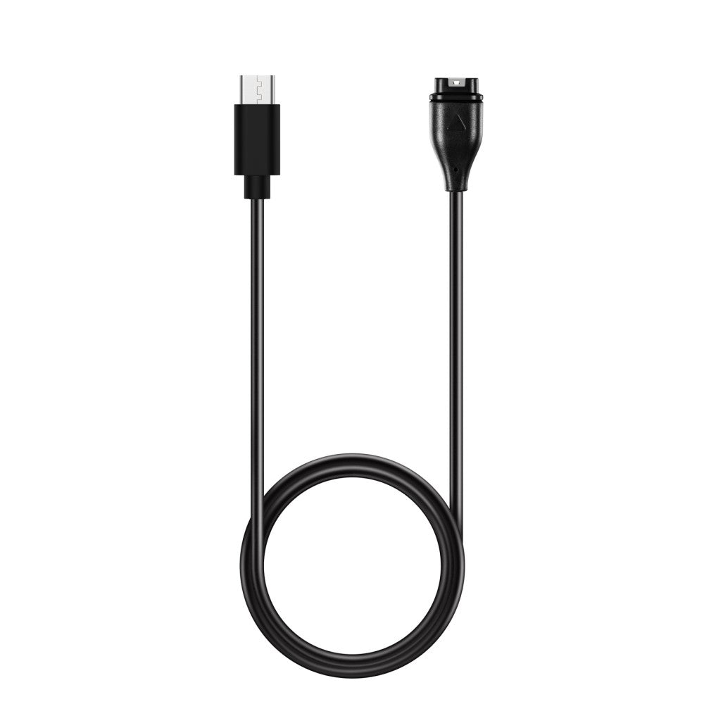 1m Universal Garmin Opladningskabel - Sort#serie_020