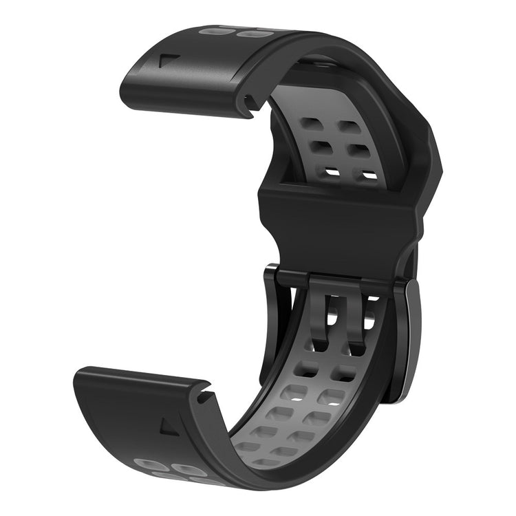 Vildt pænt Universal Garmin Silikone Rem - Sølv#serie_5