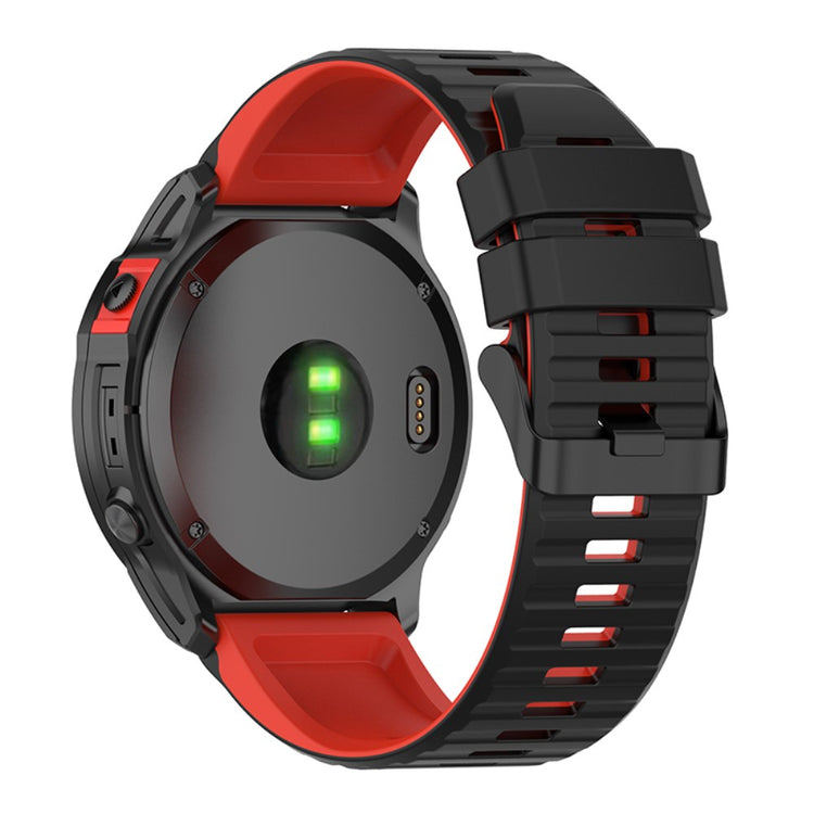 Glimrende Garmin Fenix 7X Silikone Rem - Sort#serie_2