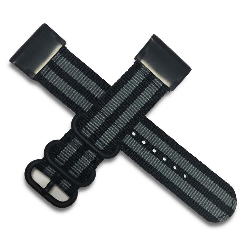 Rigtigt holdbart Universal Garmin Stof Urrem - Sort#serie_3