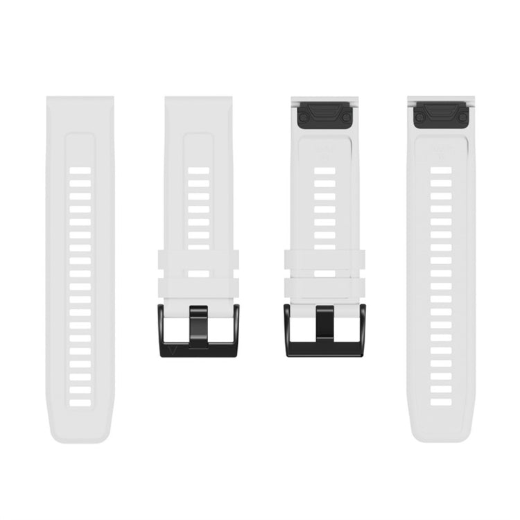 Vildt fantastisk Garmin Fenix 7X Silikone Rem - Hvid#serie_1