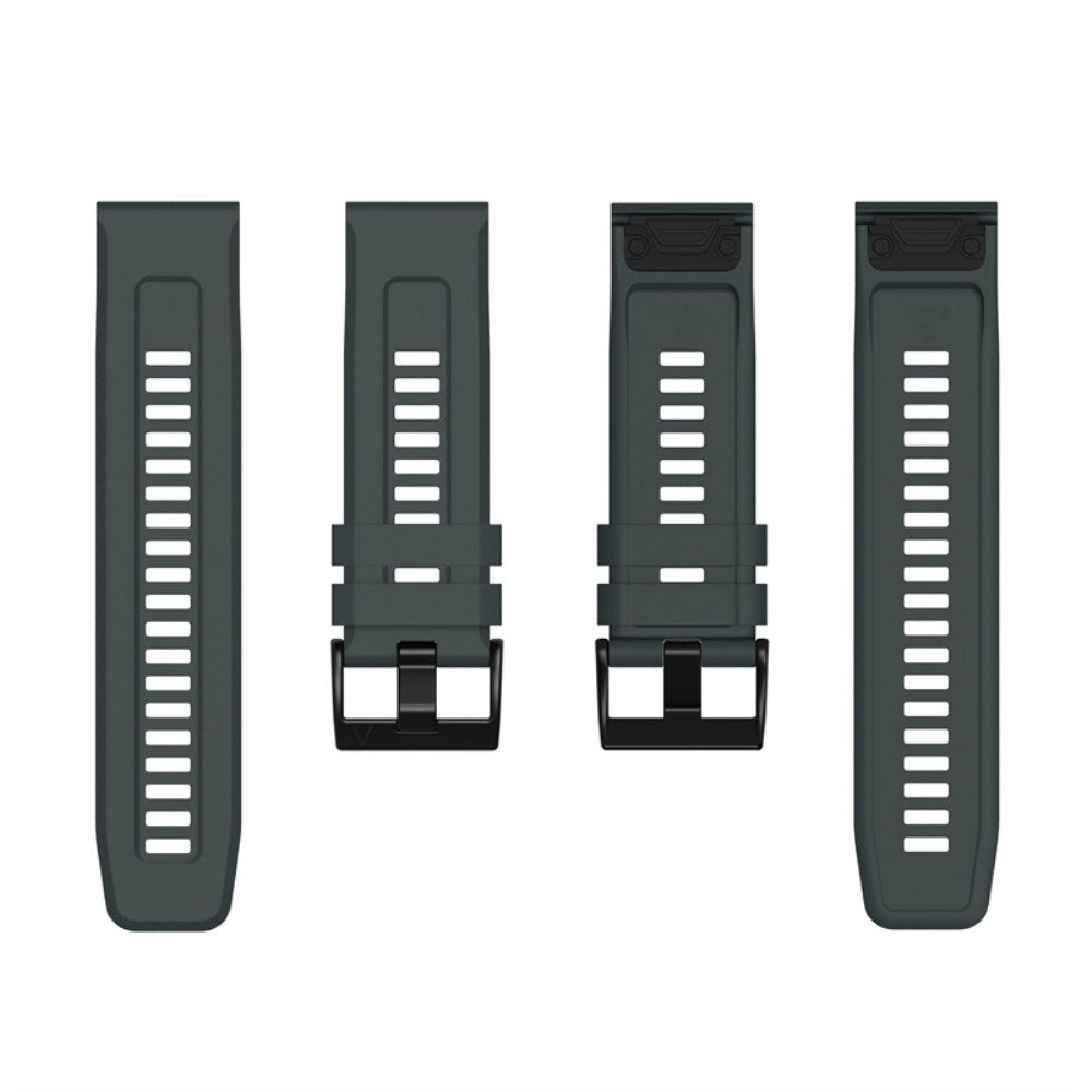 Vildt fantastisk Garmin Fenix 7X Silikone Rem - Grøn#serie_14