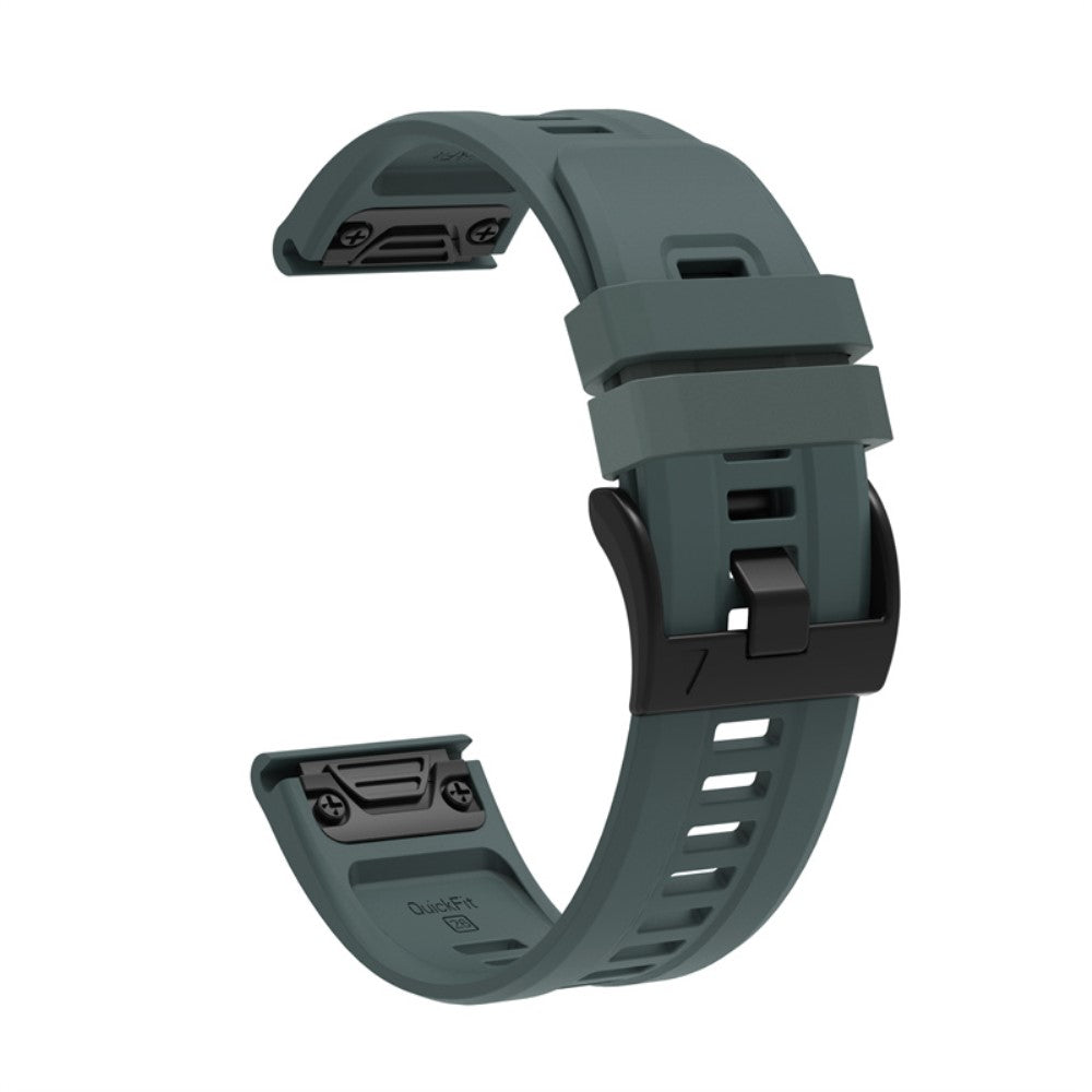 Vildt fantastisk Garmin Fenix 7X Silikone Rem - Grøn#serie_14