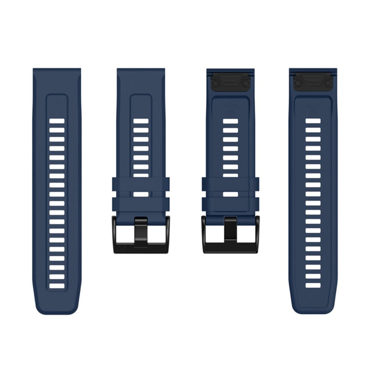 Vildt fantastisk Garmin Fenix 7X Silikone Rem - Blå#serie_4