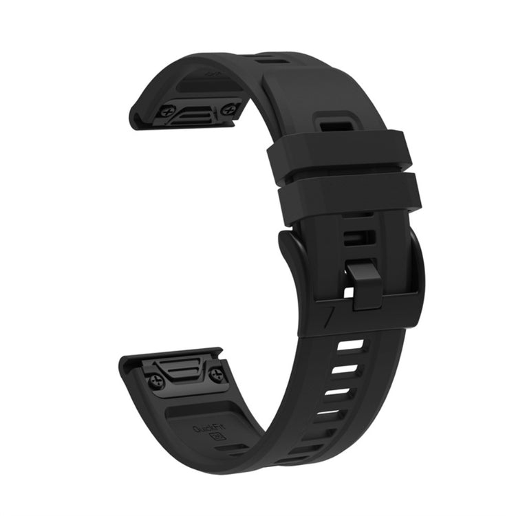 Vildt fantastisk Garmin Fenix 7X Silikone Rem - Sort#serie_5
