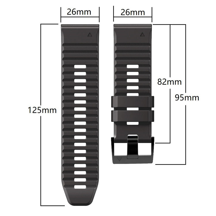 Smuk Universal Silikone Rem - Sort#serie_1