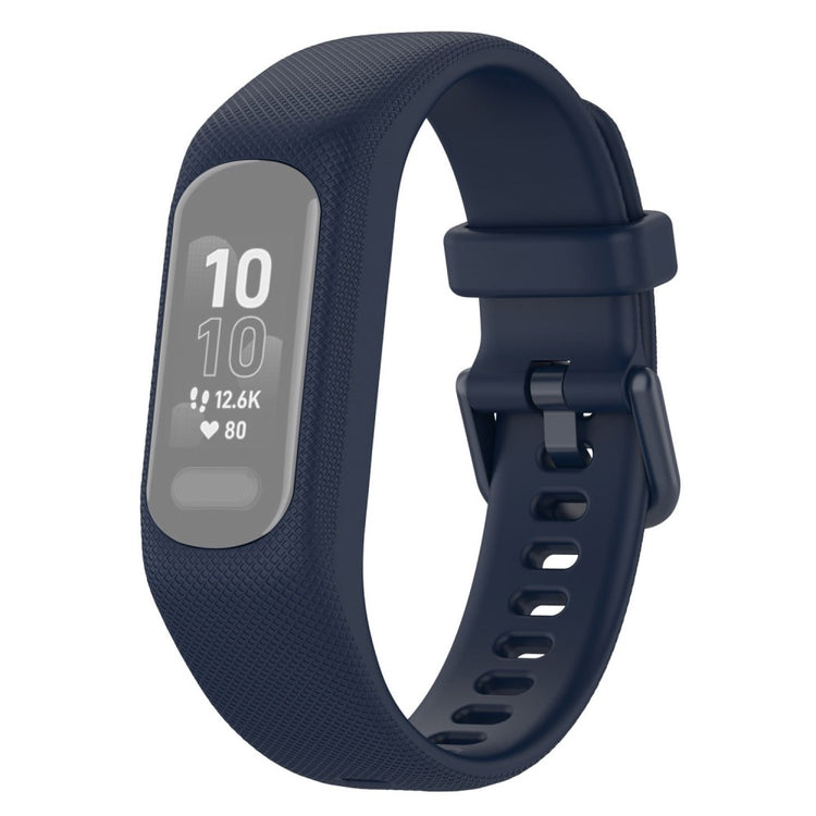 Mega komfortabel Garmin Vivosmart 5 Silikone Rem - Blå#serie_9