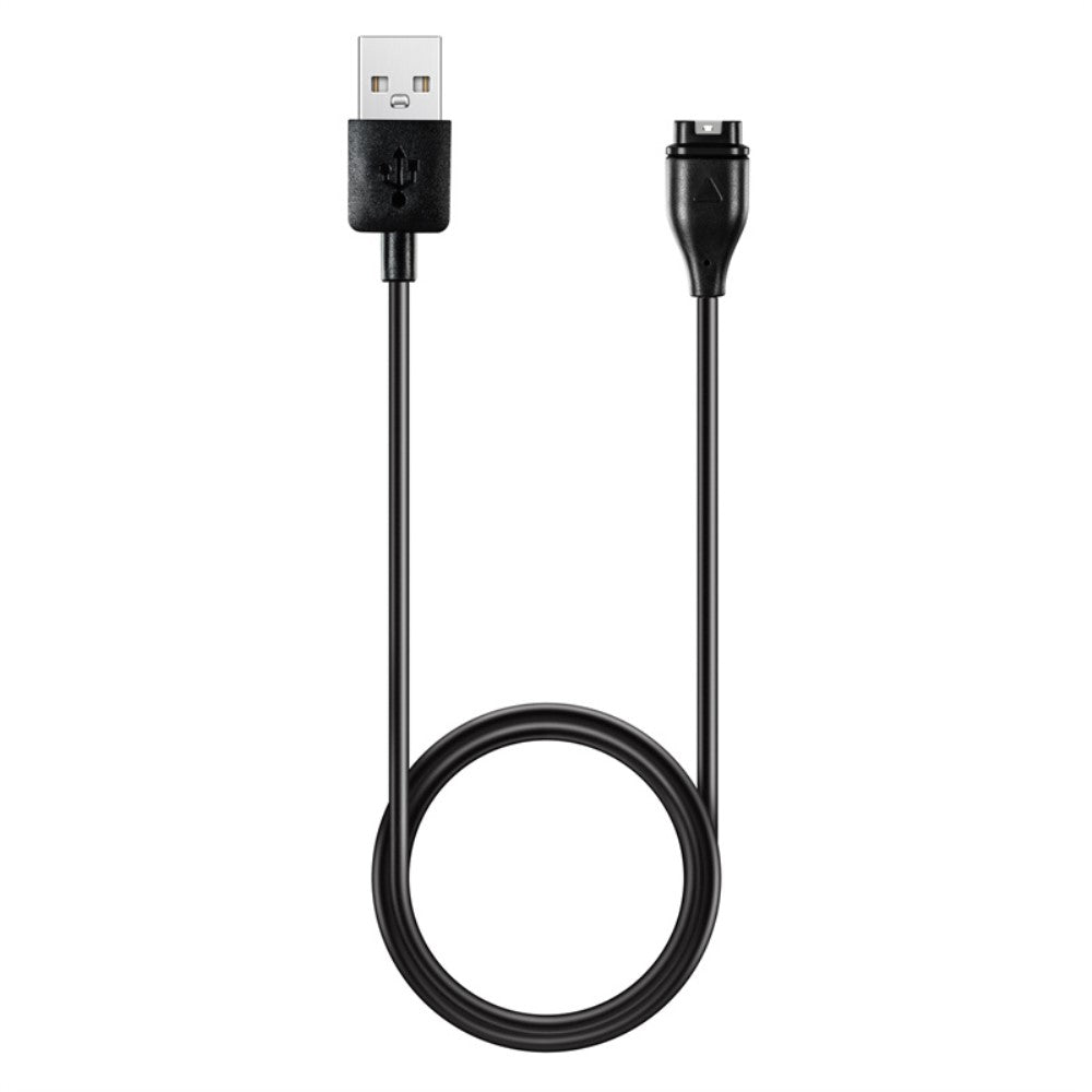 1m Universal Garmin USB Opladningskabel - Sort#serie_4