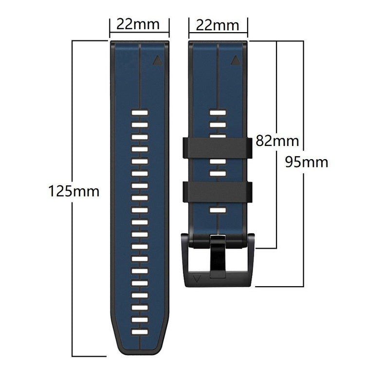 Super smuk Universal Silikone Urrem - Blå#serie_1