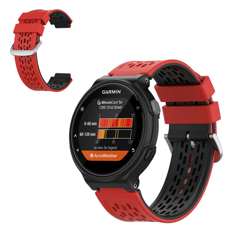 Vildt hårdfør Universal Garmin Silikone Rem - Rød#serie_2