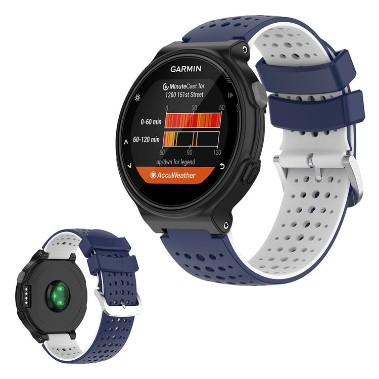 Solid Universal Garmin Silikone Rem - Blå#serie_5