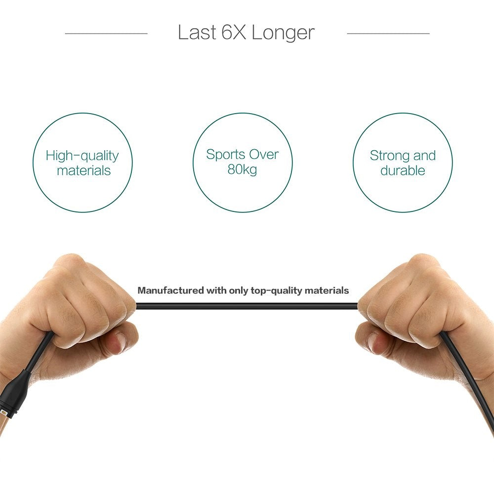 1m Universal Garmin    USB Opladningskabel - Sort#serie_5